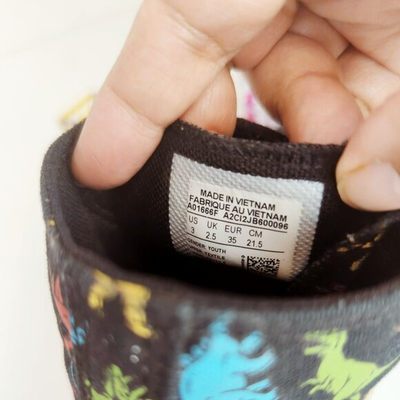 Converse Chuck Taylor All Star Dino Mid-Top Sneakers Kids Size 3 Dinosaurs - Picture 8 of 8